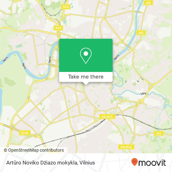 Artūro Noviko Džiazo mokykla map