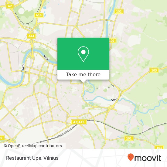 Restaurant Upe map
