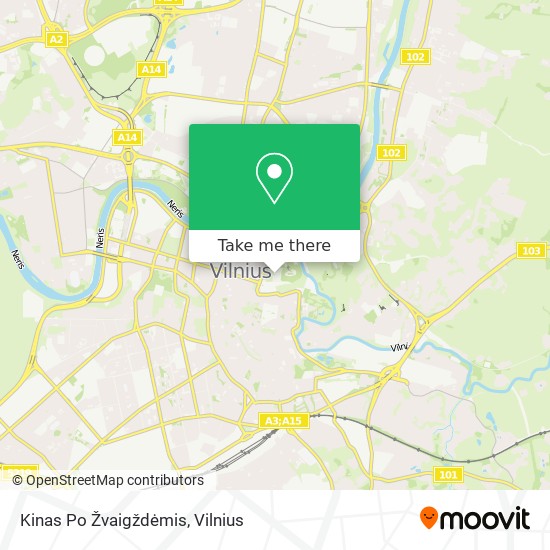 Kinas Po Žvaigždėmis map