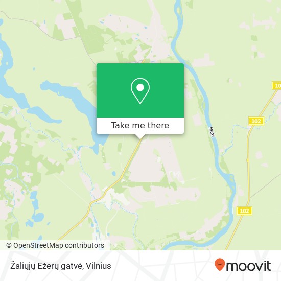 Žaliųjų Ežerų gatvė map