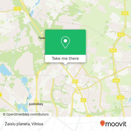 Žaislu planeta map