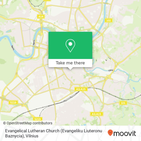 Карта Evangelical Lutheran Church (Evangeliku Liuteronu Baznycia)