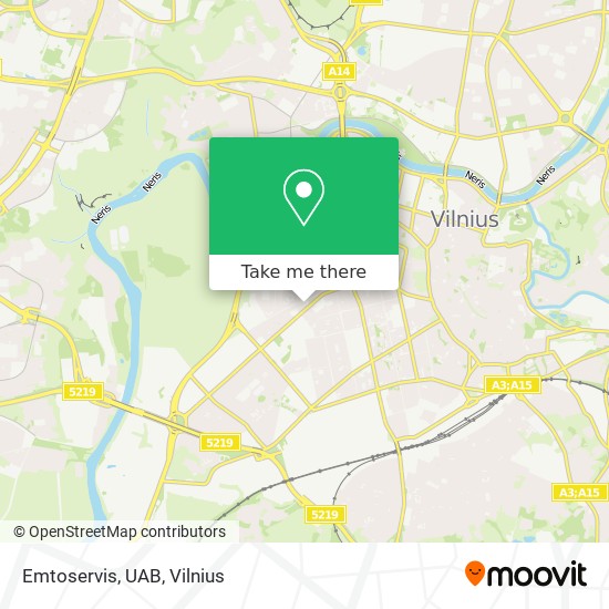 Карта Emtoservis, UAB