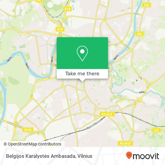 Belgijos Karalystės Ambasada map