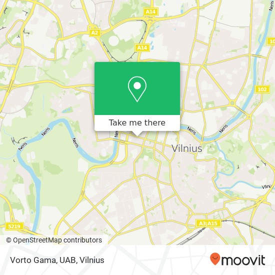 Vorto Gama, UAB map
