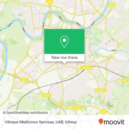 Vilniaus Medicinos Servisas, UAB map
