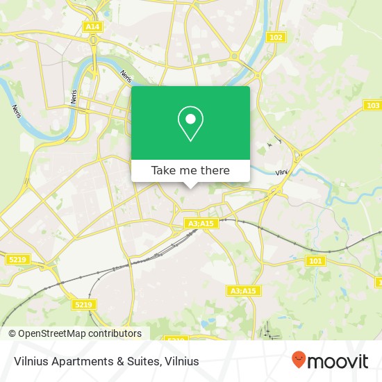 Vilnius Apartments & Suites map