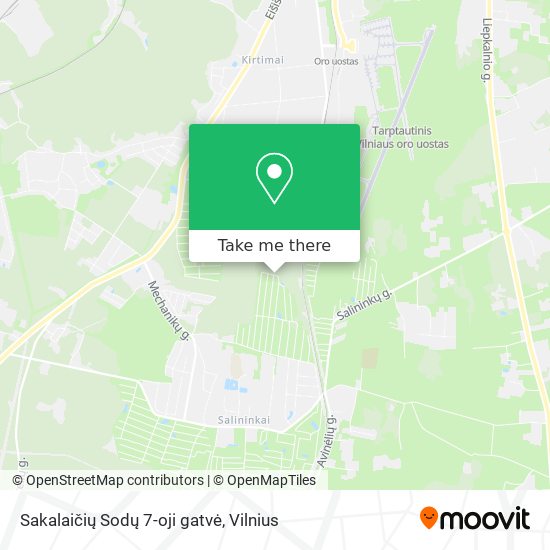 Sakalaičių Sodų 7-oji gatvė map