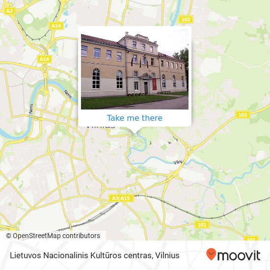 Карта Lietuvos Nacionalinis Kultūros centras