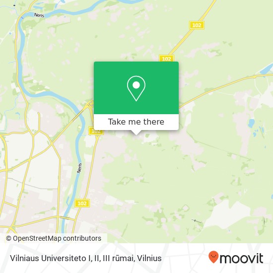 Vilniaus Universiteto I, II, III rūmai map