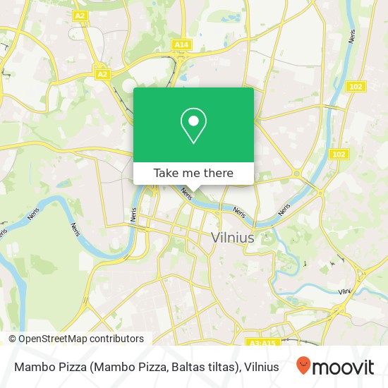 Mambo Pizza (Mambo Pizza, Baltas tiltas) map