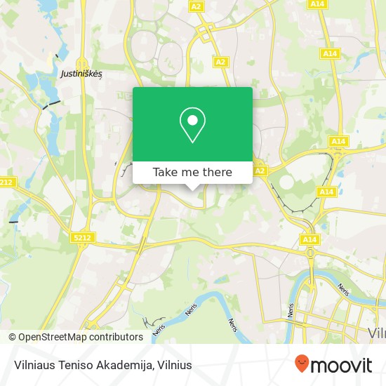 Vilniaus Teniso Akademija map