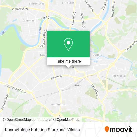 Карта Kosmetologė Katerina Stankūnė