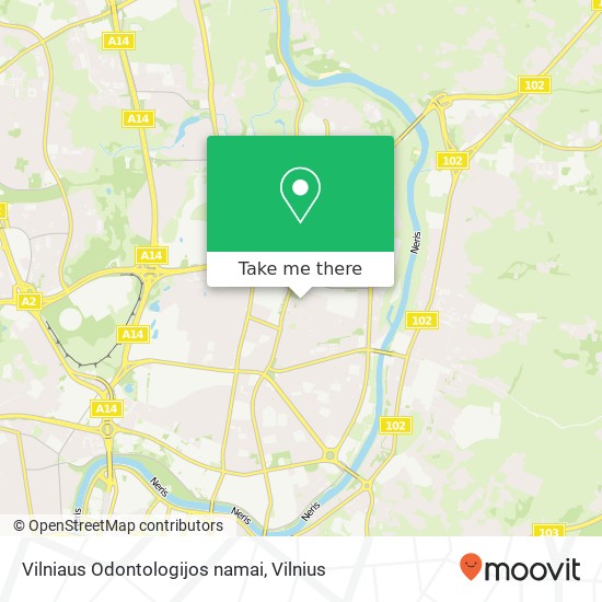 Vilniaus Odontologijos namai map