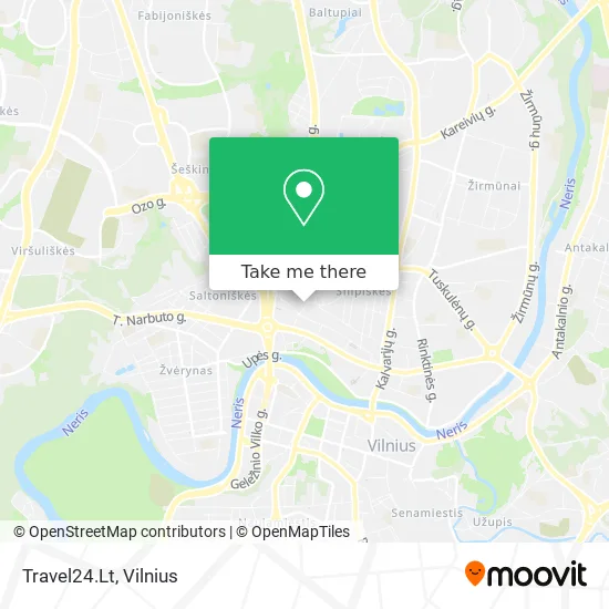 Карта Travel24.Lt
