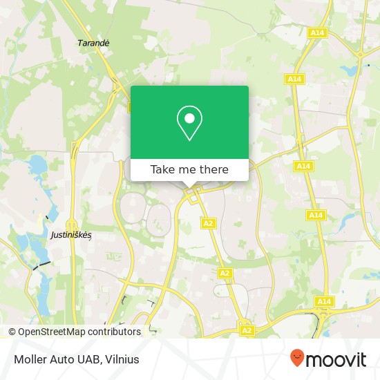Moller Auto UAB map