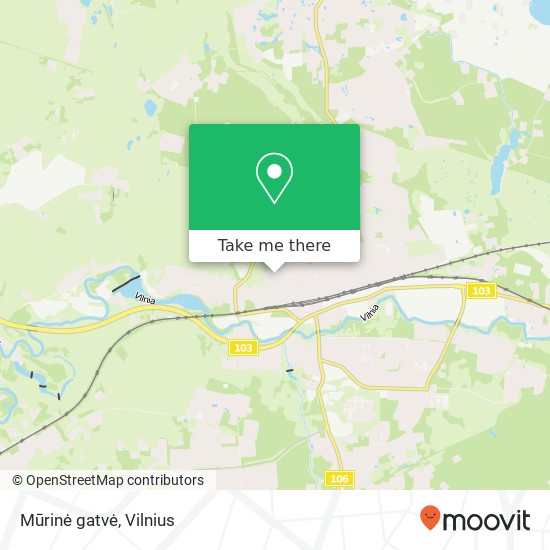 Mūrinė gatvė map