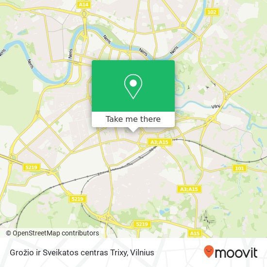 Grožio ir Sveikatos centras Trixy map