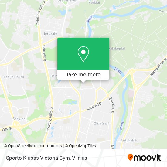Карта Sporto Klubas Victoria Gym