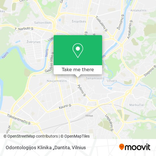 Odontologijos Klinika „Dantita map
