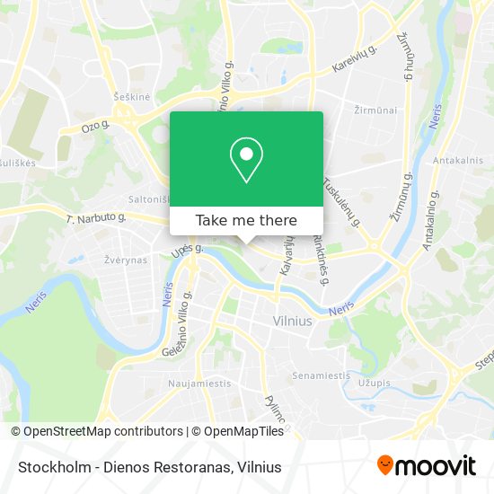 Карта Stockholm - Dienos Restoranas
