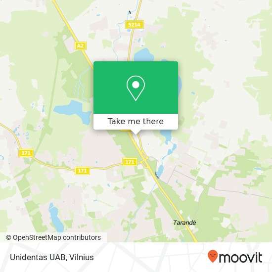 Unidentas UAB map