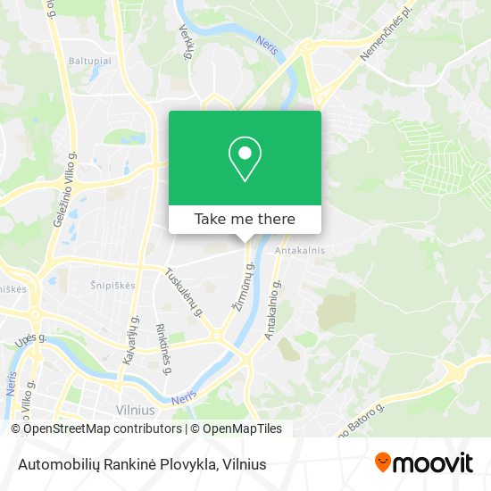 Карта Automobilių Rankinė Plovykla