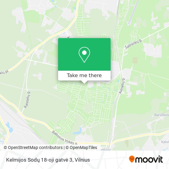 Kelmijos Sodų 18-oji gatvė 3 map