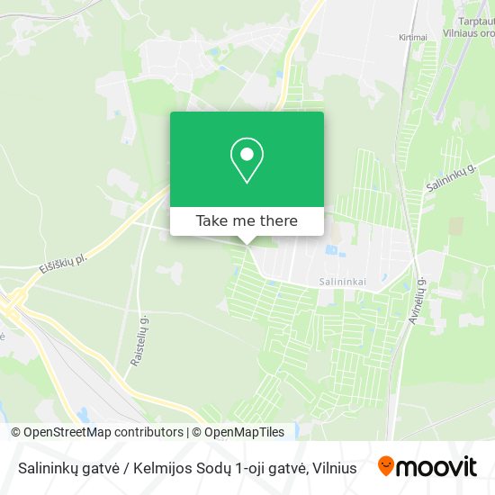 Salininkų gatvė / Kelmijos Sodų 1-oji gatvė map