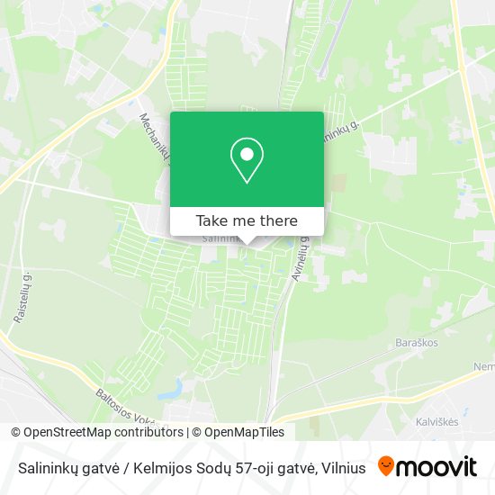 Salininkų gatvė / Kelmijos Sodų 57-oji gatvė map