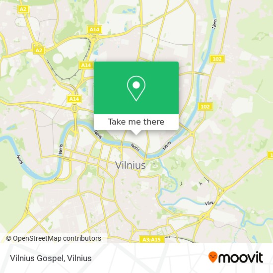 Vilnius Gospel map