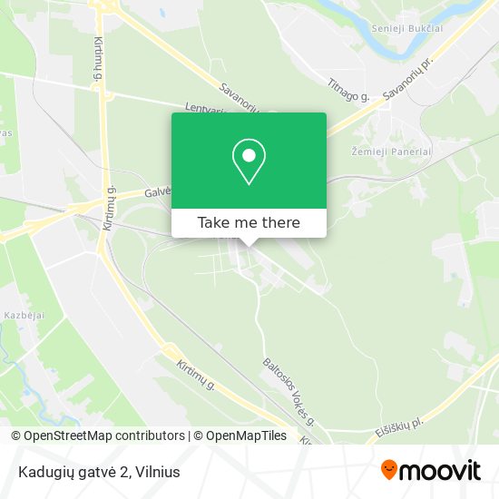 Kadugių gatvė 2 map