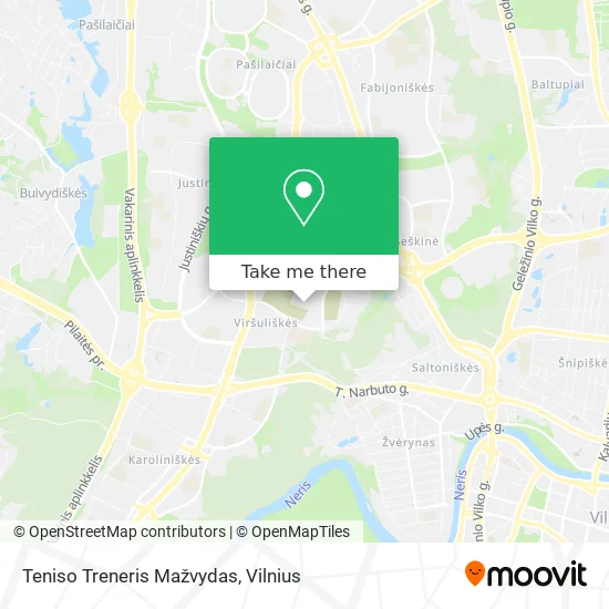 Карта Teniso Treneris Mažvydas