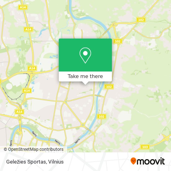 Geležies Sportas map