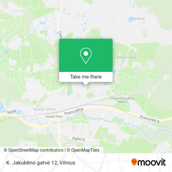 Карта K. Jakubėno gatvė 12