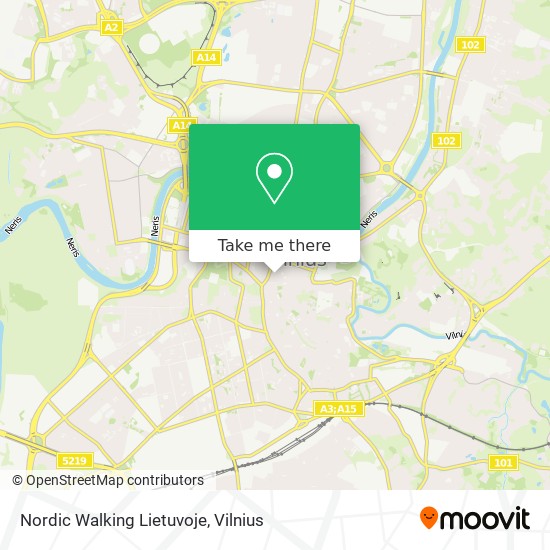 Nordic Walking Lietuvoje map