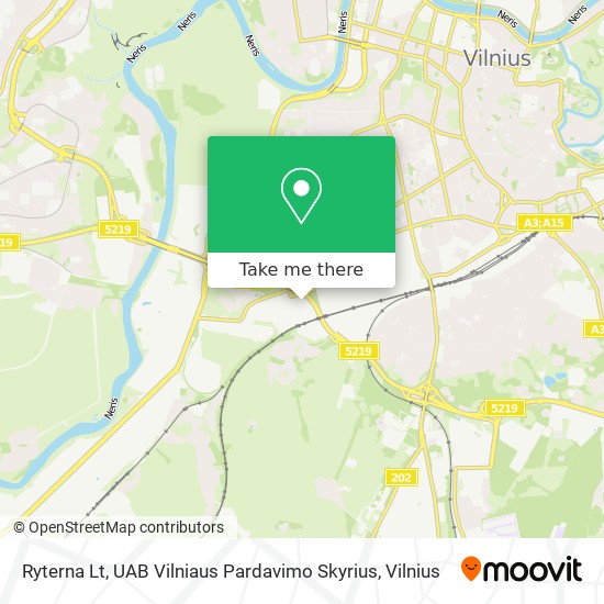 Ryterna Lt, UAB Vilniaus Pardavimo Skyrius map