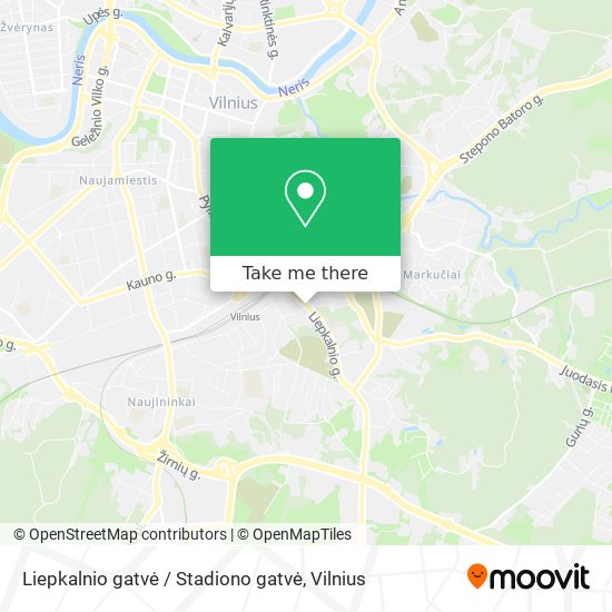 Liepkalnio gatvė / Stadiono gatvė map
