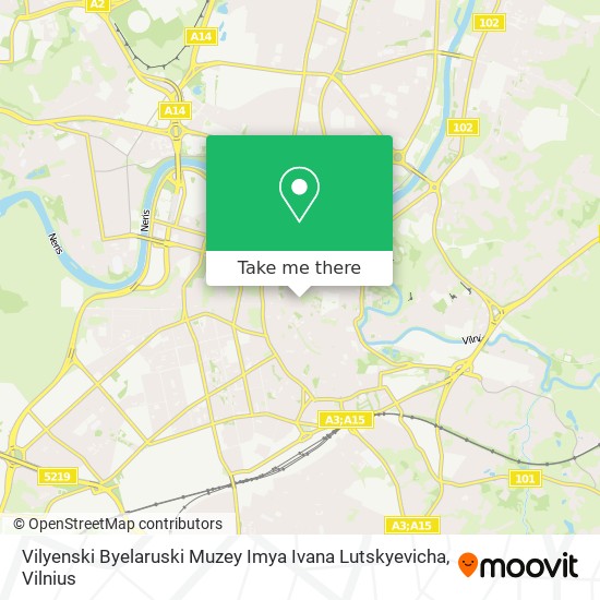 Vilyenski Byelaruski Muzey Imya Ivana Lutskyevicha map