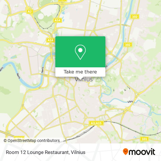 Room 12 Lounge Restaurant map