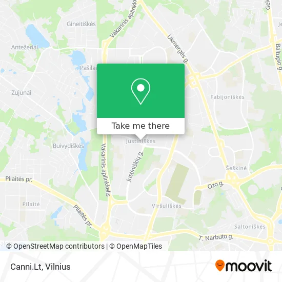 Карта Canni.Lt