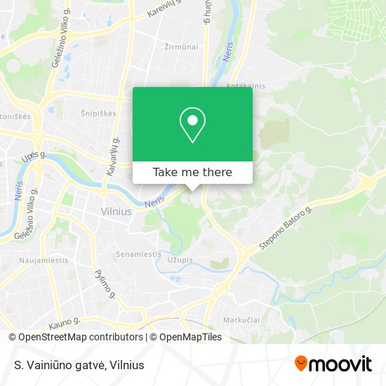 S. Vainiūno gatvė map