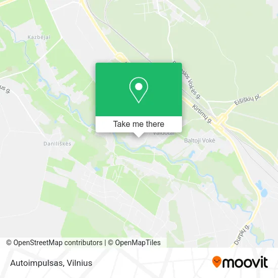 Карта Autoimpulsas