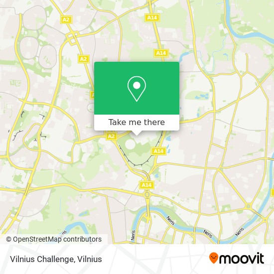 Vilnius Challenge map