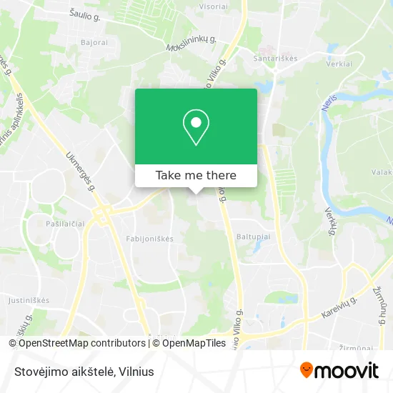 Карта Stovėjimo aikštelė