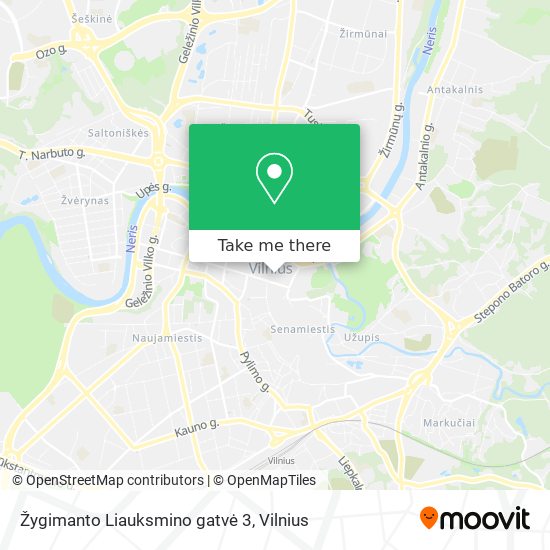 Žygimanto Liauksmino gatvė 3 map