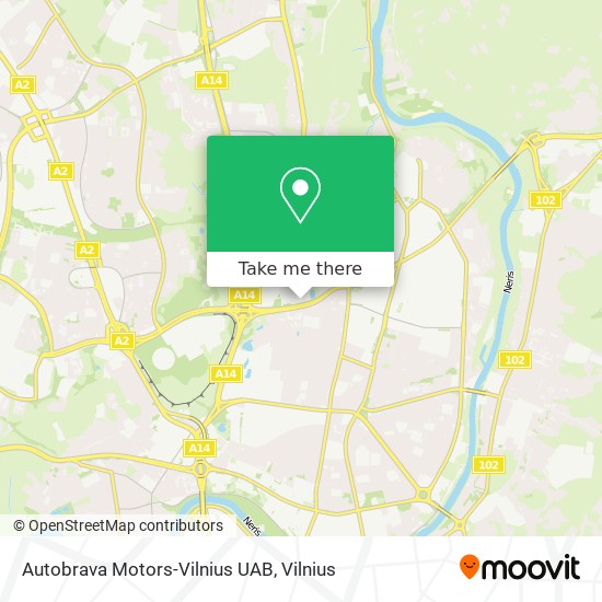 Autobrava Motors-Vilnius UAB map