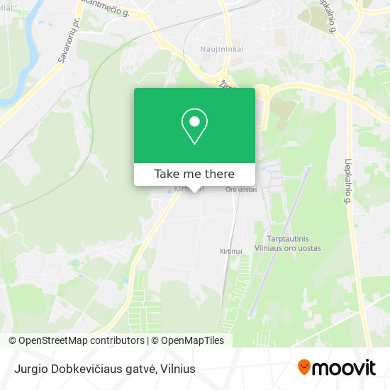 Карта Jurgio Dobkevičiaus gatvė