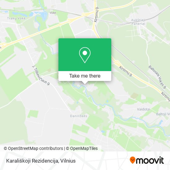 Karališkoji Rezidencija map