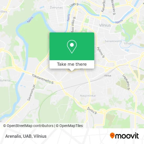 Карта Arenalis, UAB